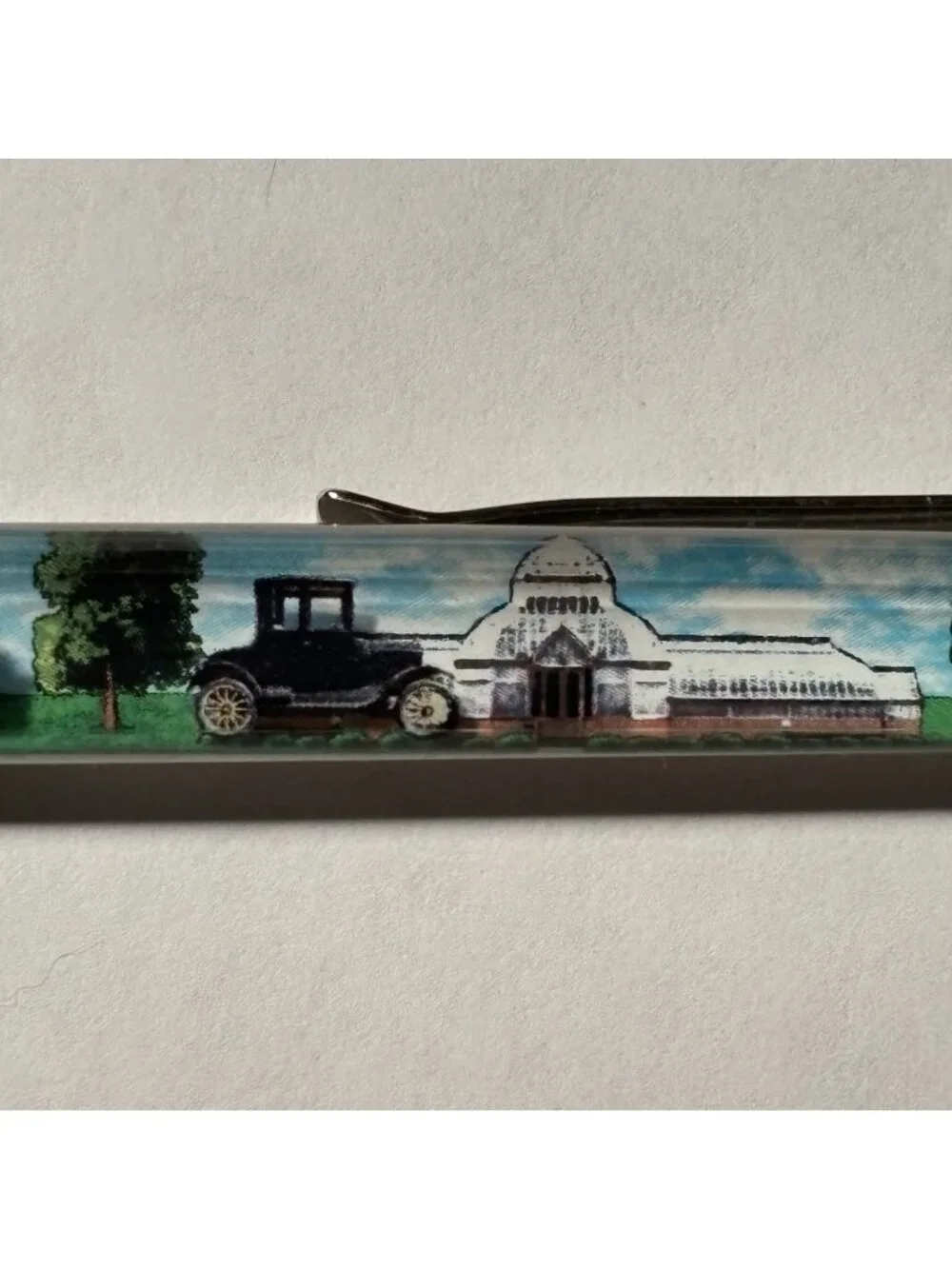 The Frick Pittsburgh Floaty Pen Mansion Museum Souvenir Model T Car Moves